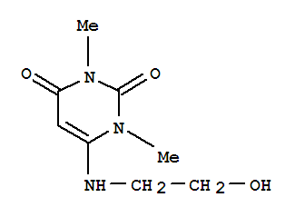 1,3-二甲基-6-(2-羥乙基)氨基脲嘧啶